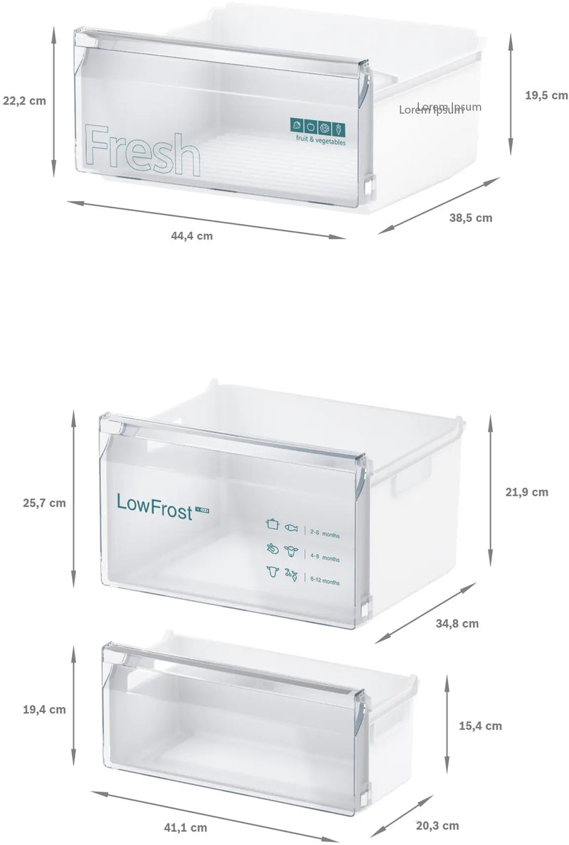 Siemens iQ100 Built-In Fridge-Freezer 177x55cm KI87VNSE0G