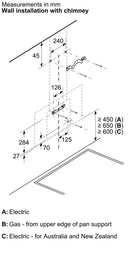 Bosch Series 4 Wall-mounted Hood 60cm DWK67FN60B