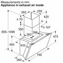Bosch Series 6 Wall-mounted Hood 80cm DWK81AN60B