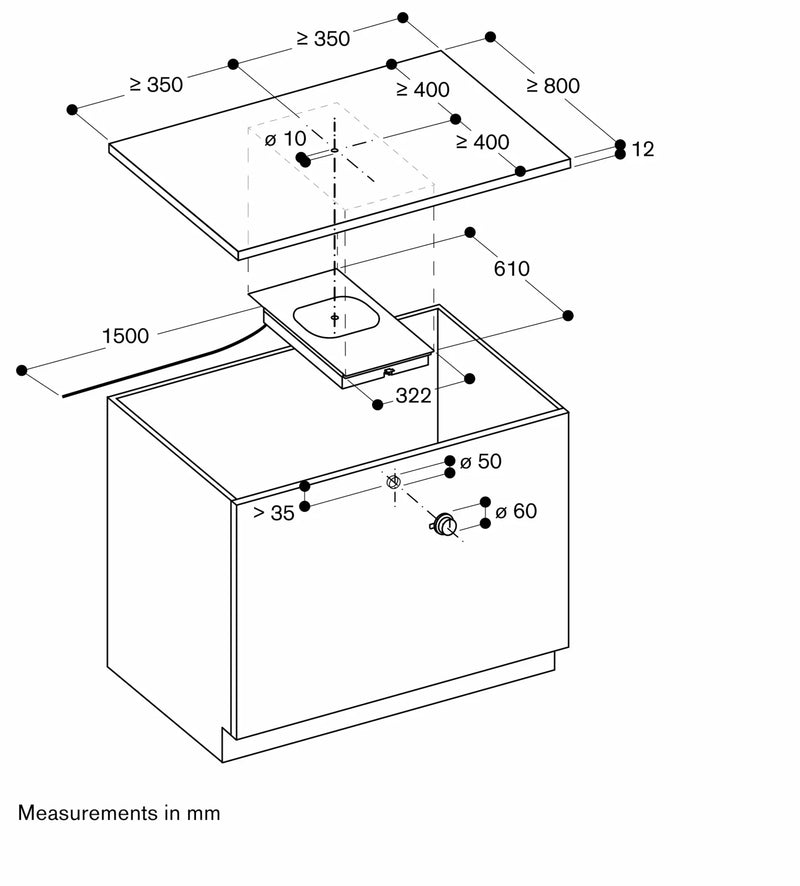 Gaggenau 400 series Induction module CU421100