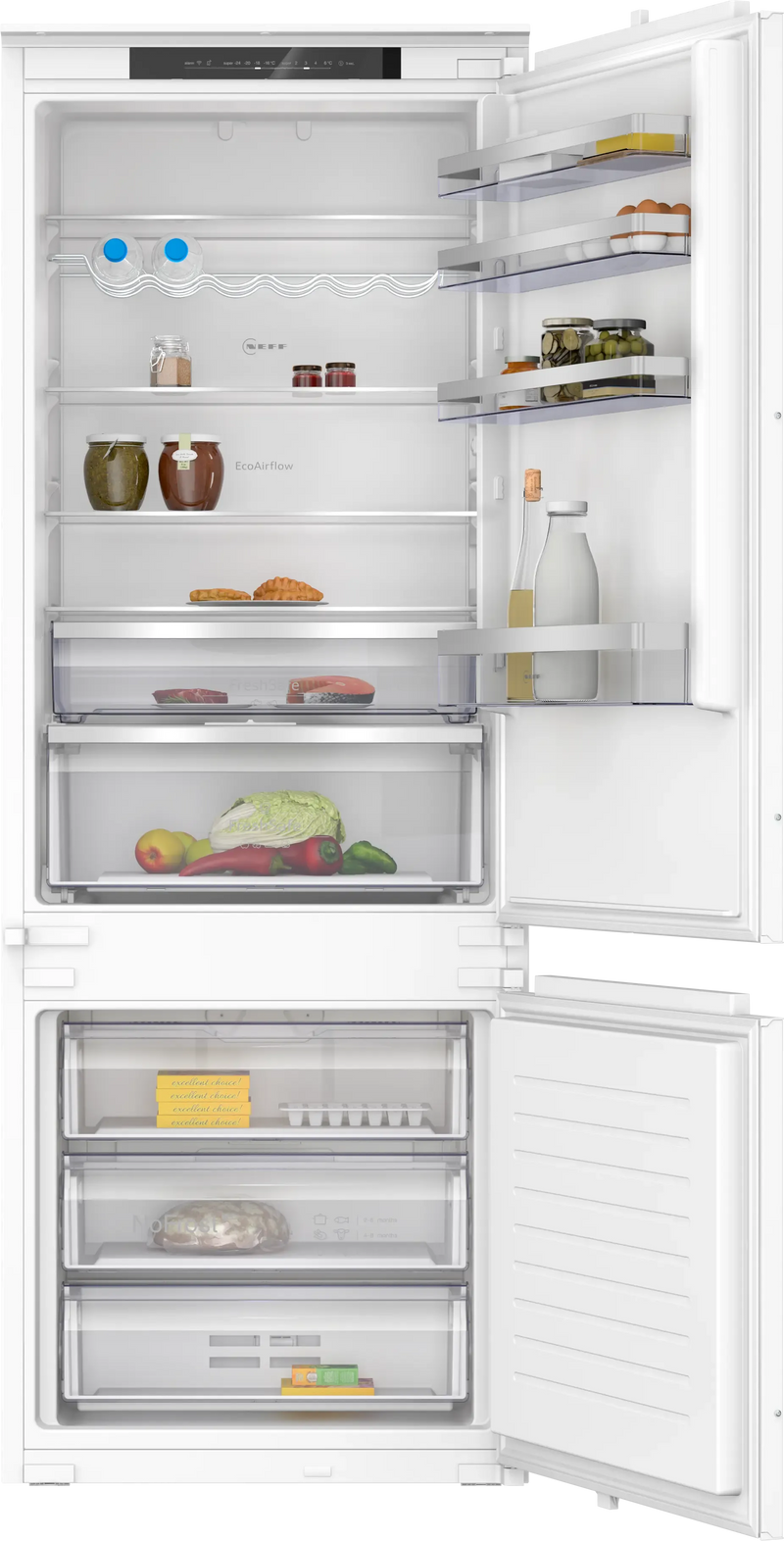 Grade A Neff KB7962SE0 N50 69cm Wide Integrated 60/40 Frost Free Fridge Freezer