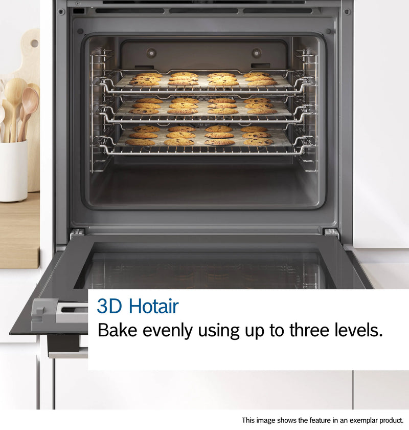 Bosch Series 6 Built-In Double Oven 89x60cm MBA578BS7B