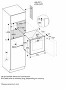 Gaggenau Expressive series oven 60x60cm door hinge: right GO470120