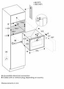 Gaggenau Expressive series combi-steam oven 60x45cm door hinge: right GS450120