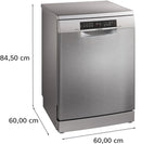 Bosch Series 6 Free-Standing Dishwasher 60cm SMS6TCI01G
