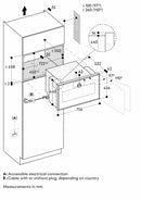 Gaggenau Expressive series combi-microwave oven 76x45cm door hinge: right GM480120