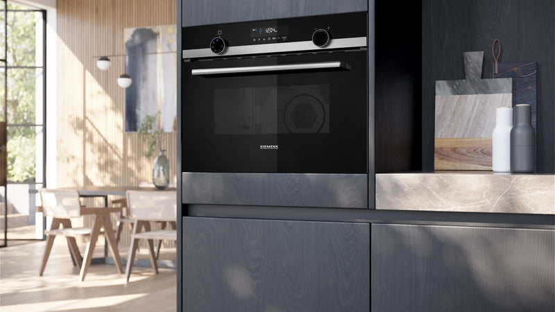 Siemens iQ500 Built-In Combi Microwave Oven 45x60cm CM585AGS1B