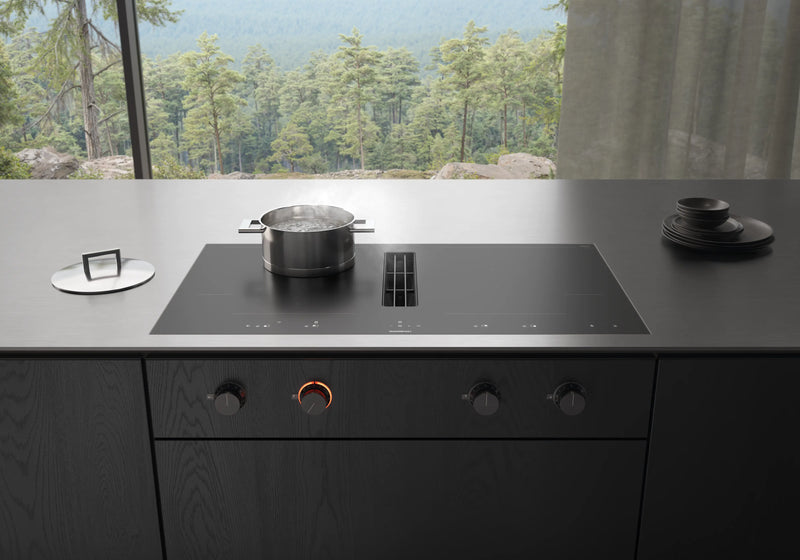 Gaggenau 400 series Flex induction cooktop with integrated ventilation system 90cm CV492105M