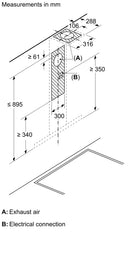 Siemens iQ300 Wall-Mounted Hood 90cm LC95BCC60B