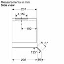 Siemens iQ300 Integrated Hood 80cm LJ85BCC60B
