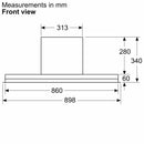Siemens iQ300 Integrated Hood 90cm LJ95BCC60B