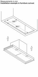 Siemens iQ300 Integrated Hood 90cm LJ95BCC60B