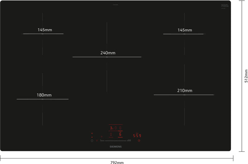 Siemens iQ100 Induction Hob 80cm EH801HVB1E