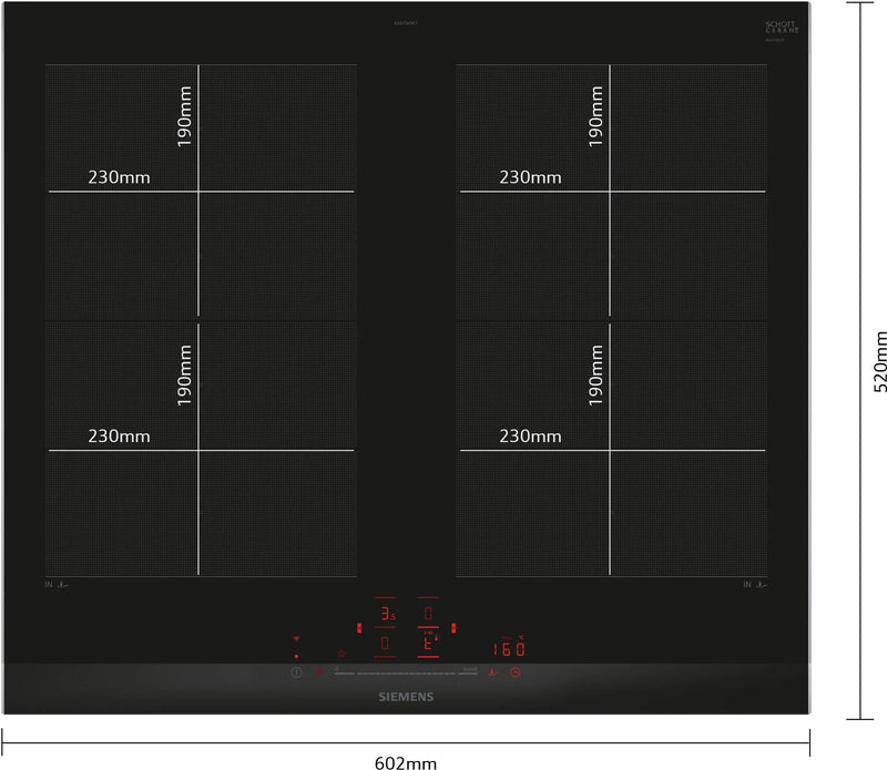 Siemens iQ700 Induction Hob 61cm EX675HXC1E