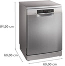 Bosch Series 6 Free-Standing Dishwasher 60cm SMS6TCI02G