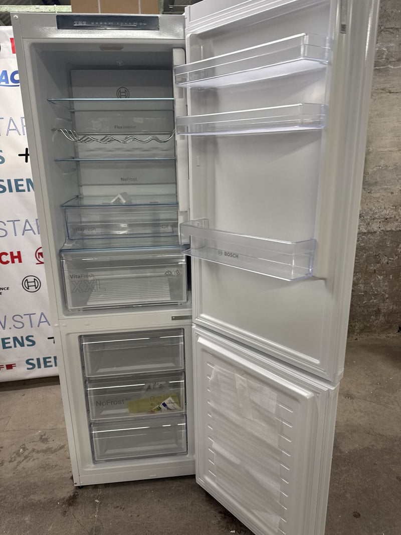 Grade B Bosch KGN362WDFG Series 4 60/40 Frost Free Fridge Freezer - White