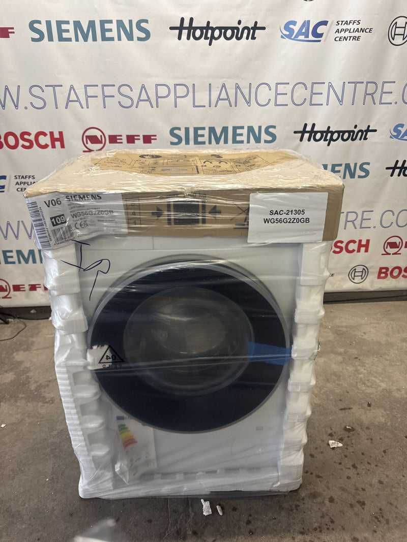 Grade B Siemens WG56G2Z0GB iQ500 Washing Machine, 10kg, 1600 Spin - White