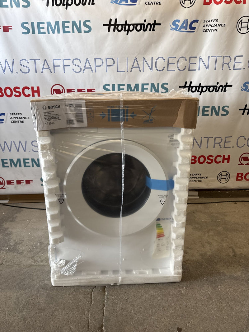 Grade A Bosch WGE03408GB Series 2 8kg Washing Machine - White