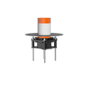 Gessi Built-in Part for Outdoor Shower Column, with 1/2” Connections 63215