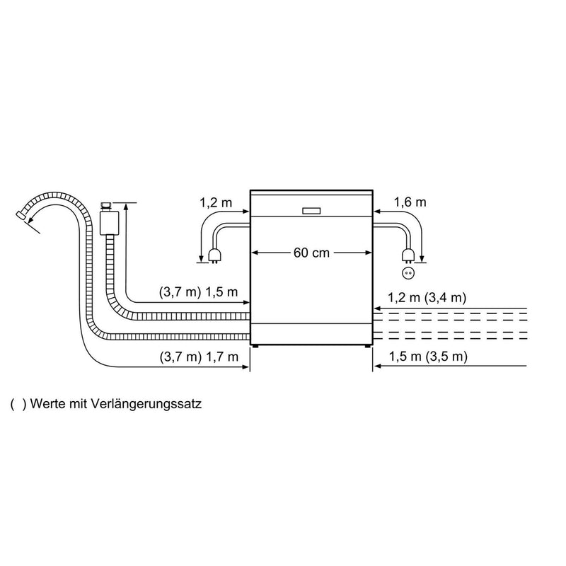 Grade A Bosch Serie 4 SMV46NX00G InfoLight EcoSilence 14 Place Fully Integrated Dishwasher