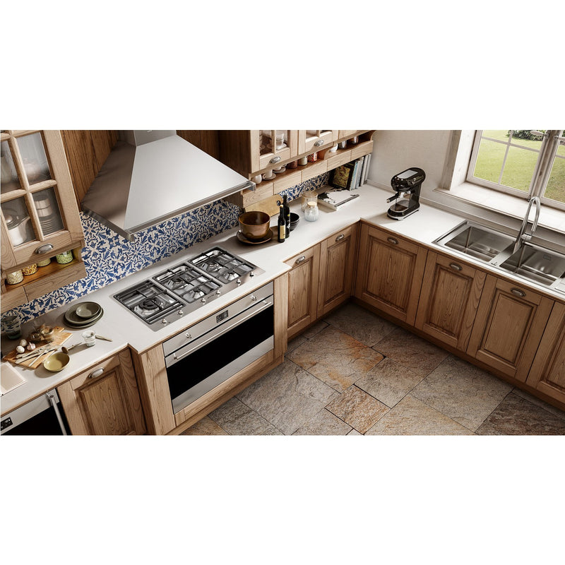 Grade B Smeg Opera KD90HXE 90cm Chimney Cooker Hood Stainless Steel