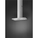 Grade A Smeg KBT900XE 90cm Flat Chimney Cooker Hood Stainless Steel