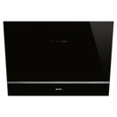 Grade C Smeg KV28N 80cm Angled Chimney Cooker Hood Black