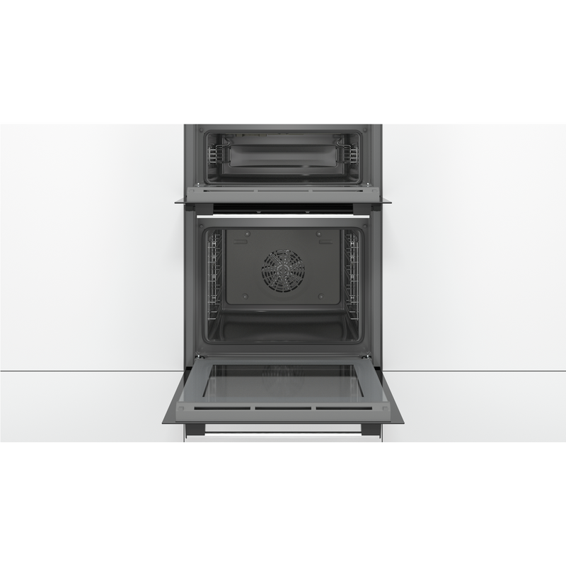 Grade B Bosch Serie 4 MBS533BB0B 60cm Double Built In Electric Oven Black