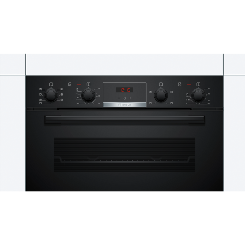 Grade B Bosch Serie 4 MBS533BB0B 60cm Double Built In Electric Oven Black