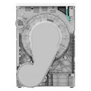 Grade C AEG 7000 Series SensiDry® 8kg Heat Pump Tumble Dryer - White