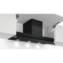 Grade C N70 90cm Wide Integrated Cooker Hood With Fold-out Glass Deflector - Black