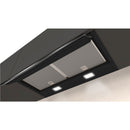 Grade C Neff N70 D65XAM2S0B 60cm Integrated Cooker Hood with Fold-out Glass Deflector Black