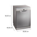 Grade A Bosch Series 2 14 Place Settings Freestanding Dishwasher, smart WIFI, extradry, activewater, ecosilence drive, Stainless steel, D rated