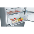 Grade C Bosch Series 6 KGE49AICAG Freestanding 413 Litre 60/40 Low Frost Fridge Freezer With VitaFresh Stainless Steel