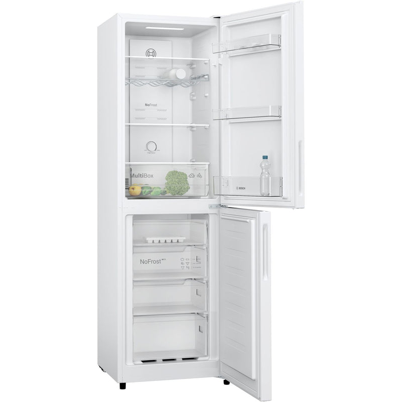 Grade B Bosch Series 2 KGN27NWEAG Freestanding 255 Litre 50/50 Frost Free Fridge Freezer White