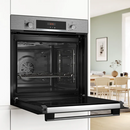 Grade B Bosch Series 4 HQA574BS3B Electric Self Cleaning Single Oven - Stainless Steel