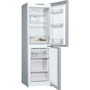 Grade C Freestanding Fridge Freezer Frost Free - Stainless Steel Look