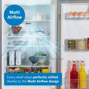 Grade C Freestanding Fridge Freezer Frost Free - Stainless Steel Look