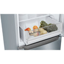 Grade B Bosch KGN34NLEAG Series 2 300 Litre 50/50 Freestanding Fridge Freezer Frost Free - Stainless Steel Look