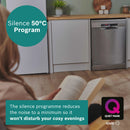 Grade A Bosch Series 4 SMS4EKI06G 13 Place Freestanding Dishwasher Stainless Steel