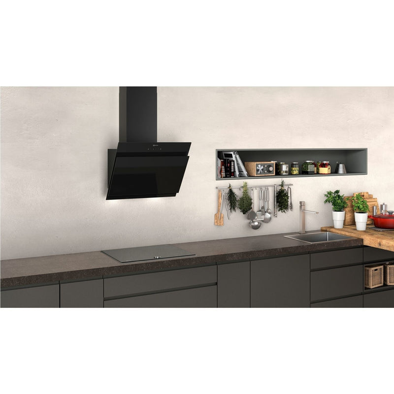 Grade B Neff N50 60cm Angled Cooker Hood - Black