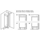 Grade A Bosch Series 2 249 Litre 50/50 Integrated Fridge Freezer - White