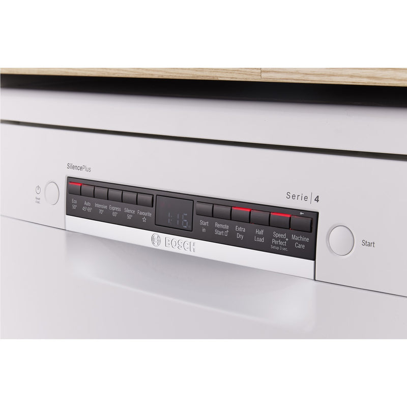 Grade B Bosch Series 4 SMS4EMW06G Freestanding 14 Place Dishwasher White