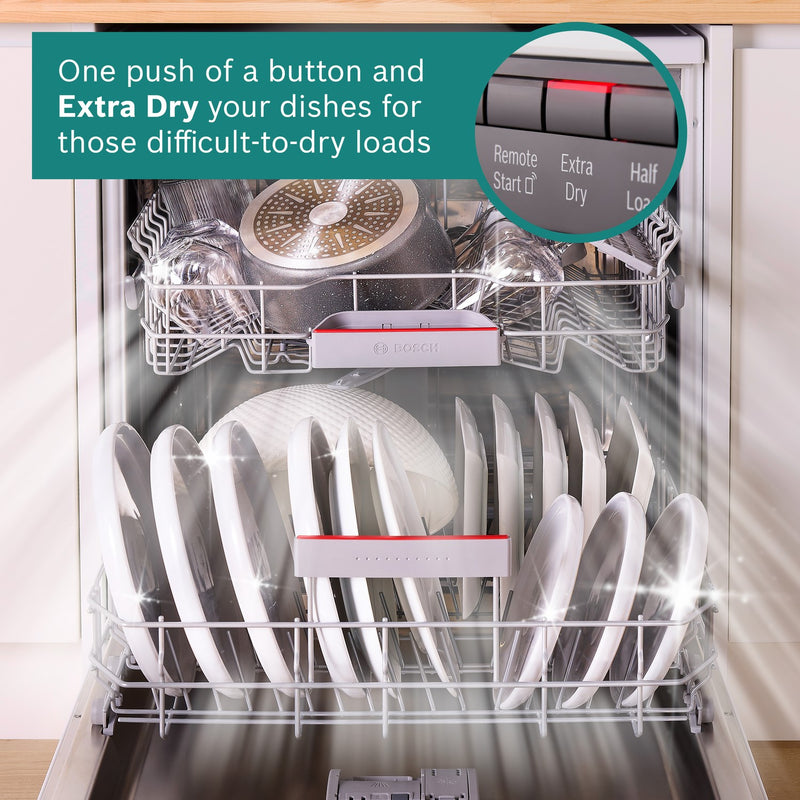 Grade B Bosch Series 4 SMS4EMW06G Freestanding 14 Place Dishwasher White