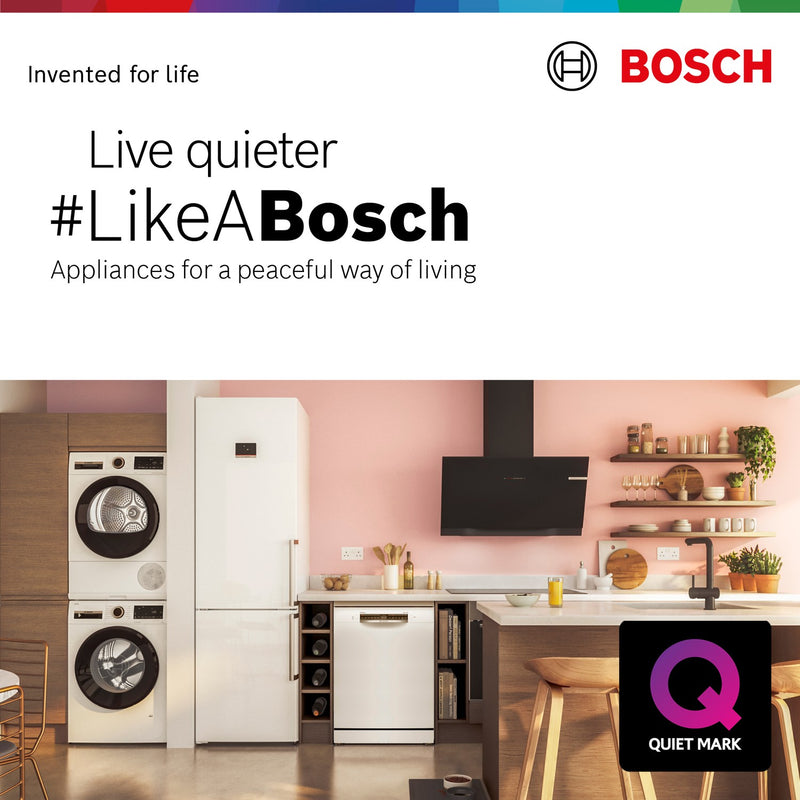 Grade B Bosch WQG24509GB Freestanding Heat Pump 9KG Tumble Dryer White