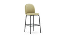 Normann Copenhagen Ace Bar Chair 75 cm Full Upholstery Black Steel, Ultra Leather