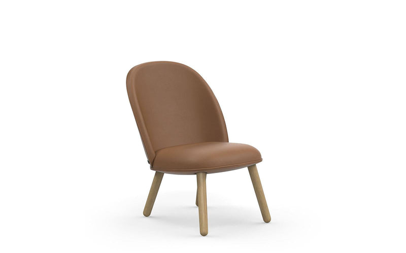 Normann Copenhagen Ace Lounge Chair Oak Ultra Leather