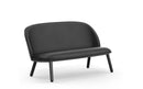Normann Copenhagen Ace Sofa Black Oak Ultra Leather