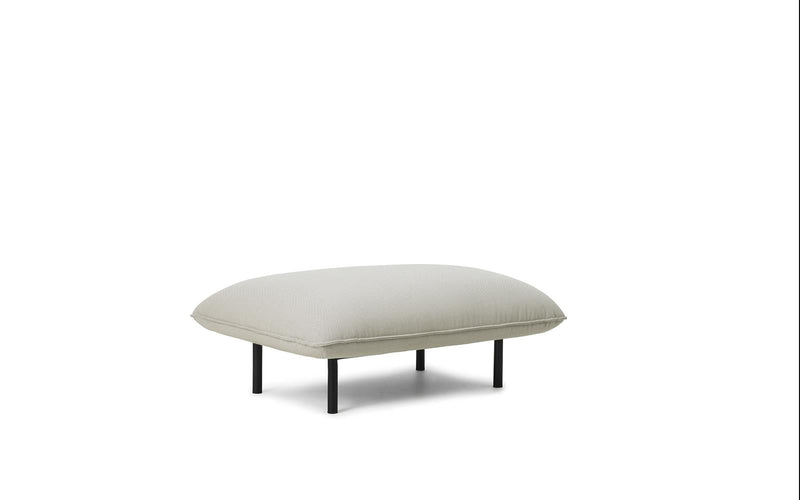 Normann Copenhagen Ark Modular Sofa 700 Pouf Black Steel Steelcut Trio