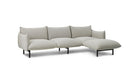 Normann Copenhagen Ark Sofa 3 Seater W. Pouf Steelcut Trio